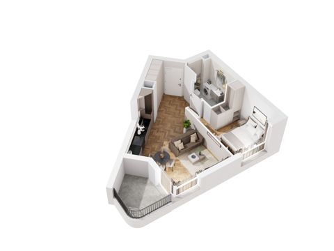Plan 2 pok. 38m²