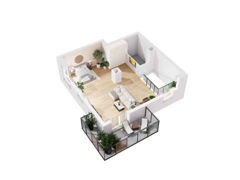Plan 4 pok. 107m²