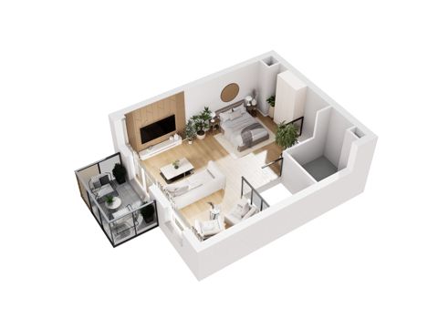 Plan 4 pok. 69m²