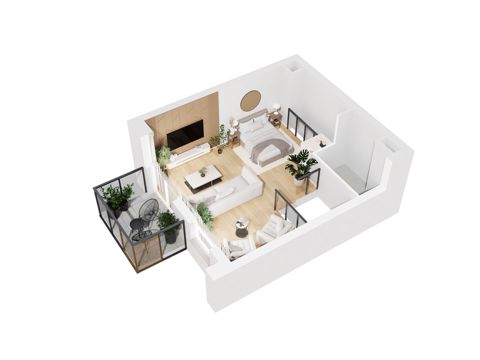 Plan 3 pok. 63m²