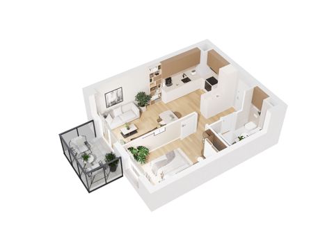 Plan 2 pok. 38m²