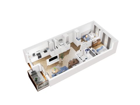 Plan 3 pok. 67m²