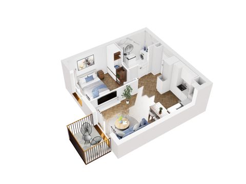Plan 2 pok. 41m²