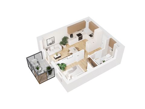Plan 2 pok. 36m²
