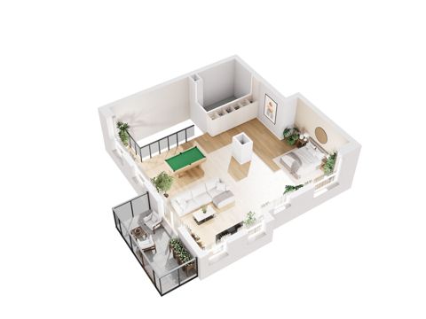 Plan 5 pok. 128m²