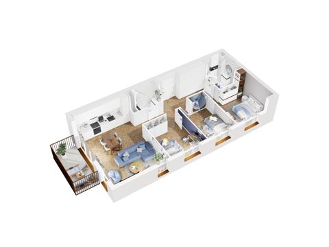 Plan 4 pok. 78m²