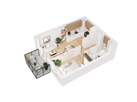 Plan 2 pok. 38m²