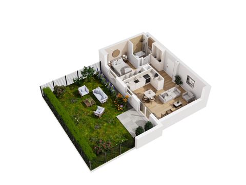 Plan 2 pok. 46m²