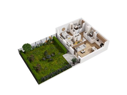 Plan 3 pok. 59m²
