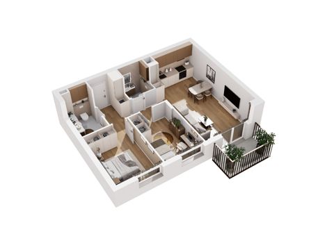 Plan 3 pok. 59m²