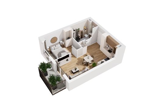 Plan 2 pok. 38m²
