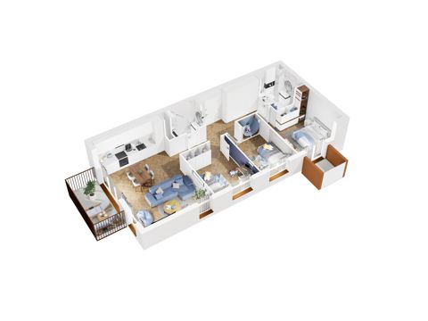 Plan 4 pok. 78m²