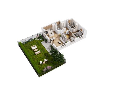 Plan 3 pok. 65m²