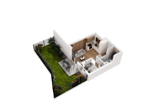 Plan 1 pok. 28m²