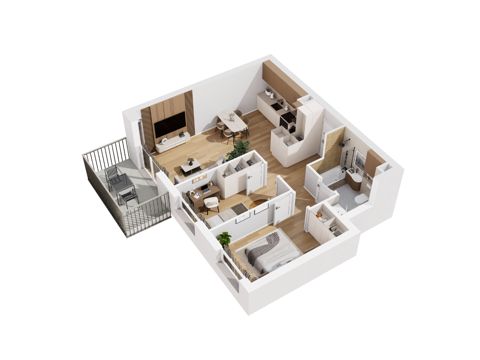 Plan 3 pok. 55m²