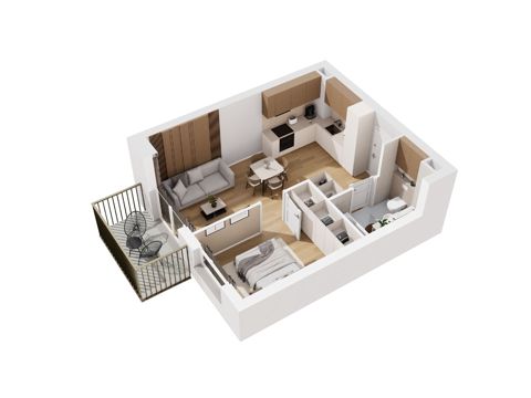 Plan 2 pok. 37m²