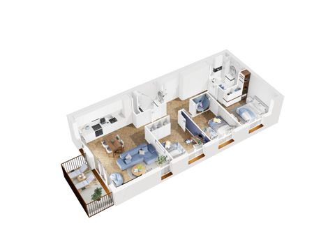 Plan 4 pok. 78m²