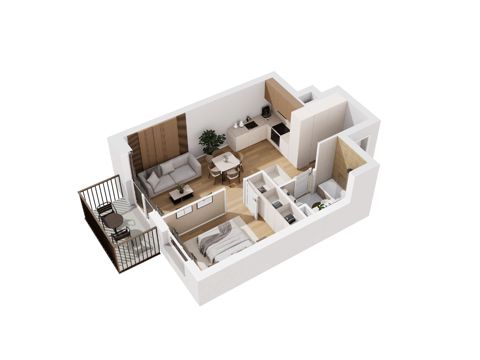Plan 2 pok. 40m²