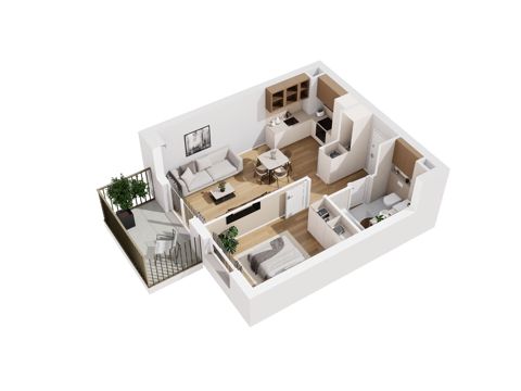 Plan 2 pok. 40m²