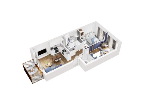 Plan 3 pok. 56m²