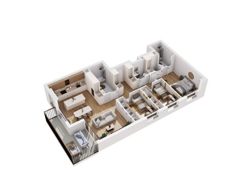 Plan 4 pok. 102m²