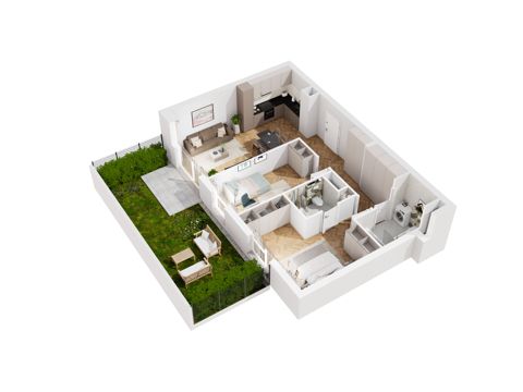 Plan 3 pok. 69m²