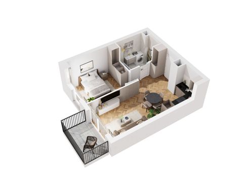 Plan 2 pok. 40m²