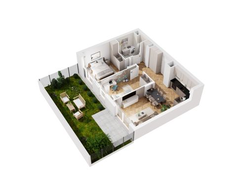 Plan 3 pok. 59m²