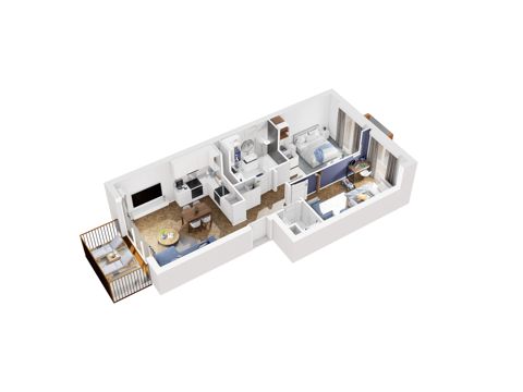 Plan 3 pok. 56m²