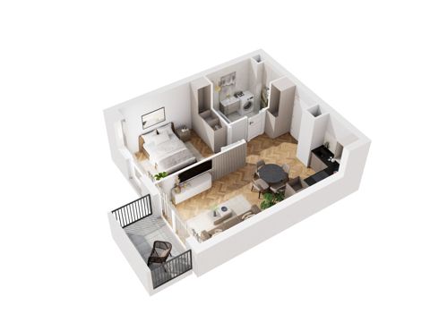Plan 2 pok. 40m²
