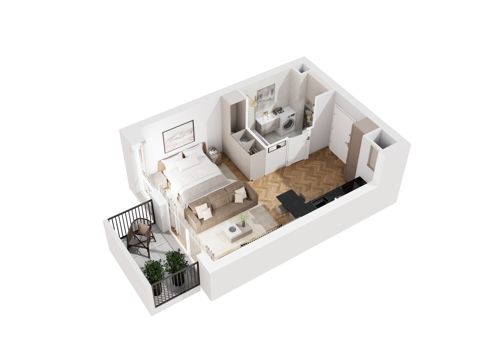 Plan 1 pok. 31m²