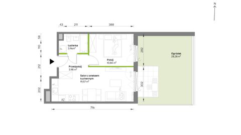 Plan 2 pok. 38m²