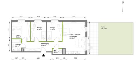 Plan 4 pok. 86m²