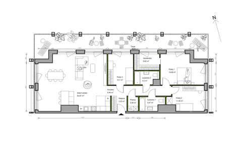 Plan 4 pok. 118m²
