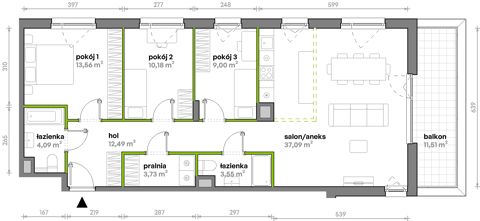 Plan 4 pok. 94m²