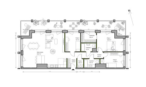 Plan 4 pok. 118m²