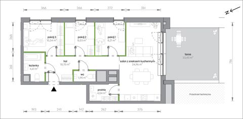 Plan 4 pok. 73m²