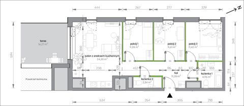 Plan 4 pok. 73m²