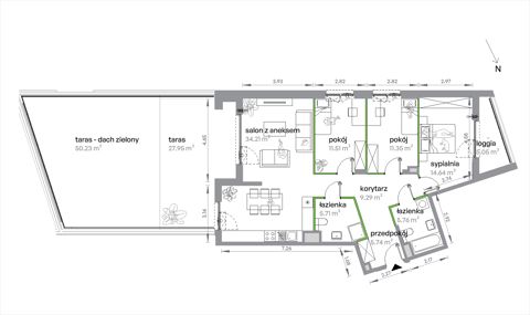 Plan 4 pok. 98m²