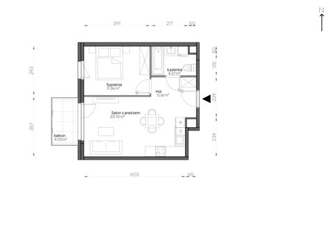 Plan 2 pok. 41m²