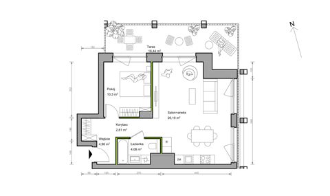 Plan 2 pok. 51m²