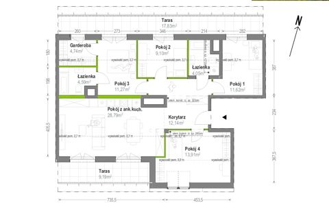 Plan 5 pok. 100m²