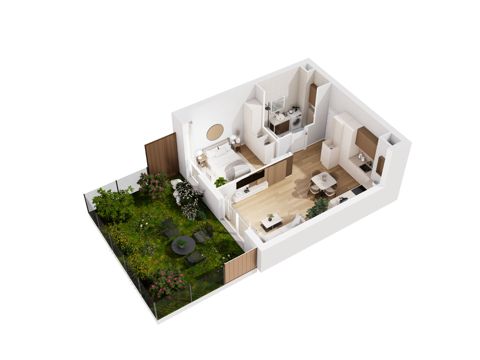 Plan 2 pok. 42m²