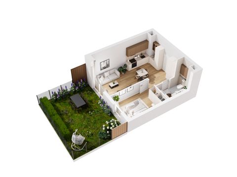 Plan 2 pok. 42m²