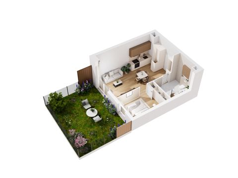 Plan 2 pok. 42m²