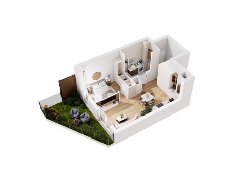 Plan 2 pok. 42m²