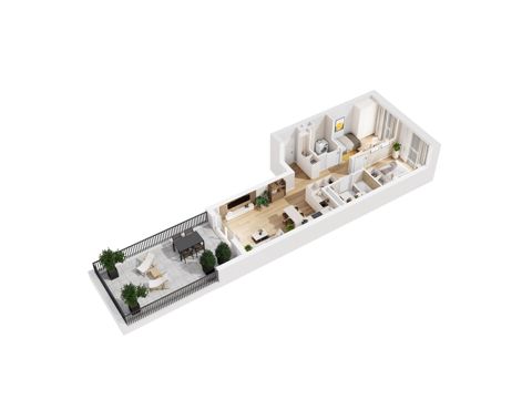 Plan 3 pok. 56m²