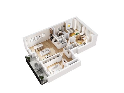 Plan 4 pok. 78m²