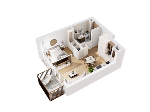 Plan 2 pok. 37m²