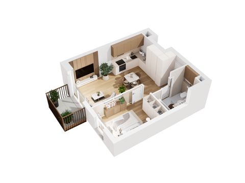 Plan 2 pok. 41m²
